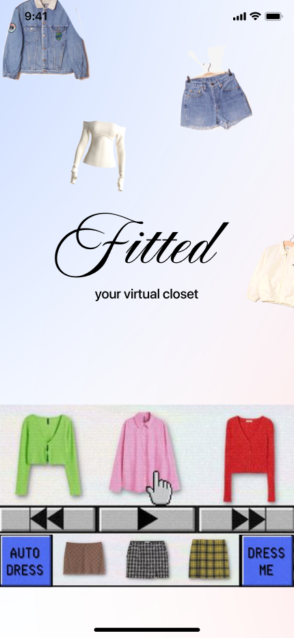 Fitted app screenshot 1